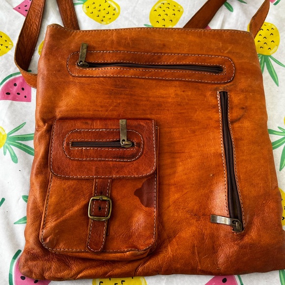 Brown Leather Satchel